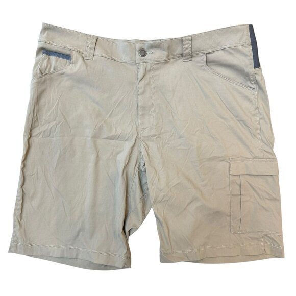 Columbia Hiking Shorts Mens 40 Outdoor Elements Stretch Cargo Tan - Picture 1 of 9
